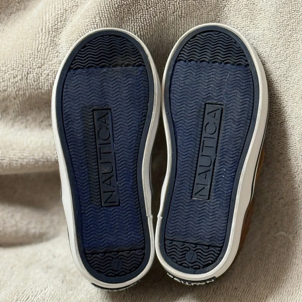 Nautica Kids‎ Brown Slip On Loafers Shoes Casual Comfort Toddler Size 7